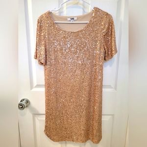 Gold sequin BB Dakota dress in M - Eras Tour